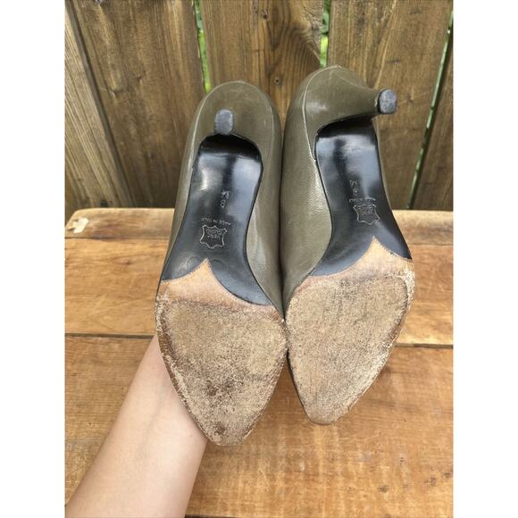 Vintage YSL Saint Laurent Paris 80 Pump Shoe Sz 8 M Paris Made In Italy - Picture 10 of 10